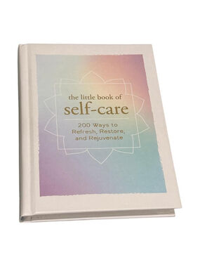 The Little Book Of Self-Care Adams Media White HC Self-Help Wellness Mind Body